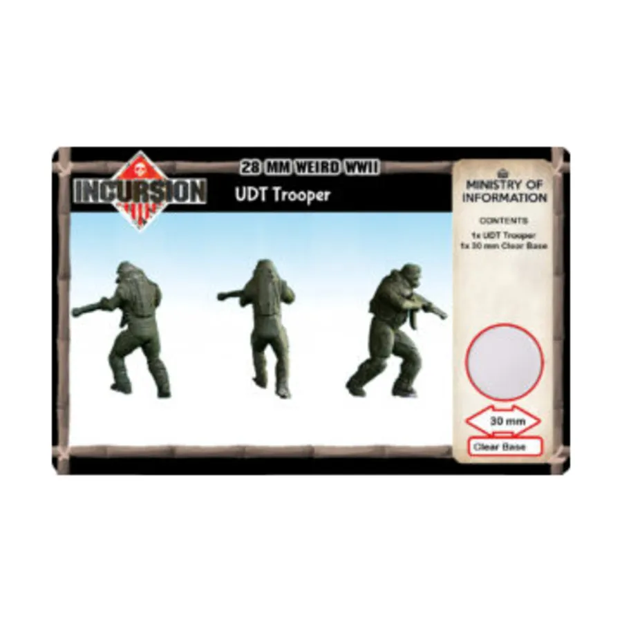 

Американский солдат UDT, Incursion - Pacific Theater (28mm) (Tabletop Games)