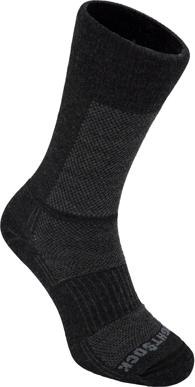 

Мериносовые носки с охлаждающей сеткой WRIGHTSOCK, Grey/Black