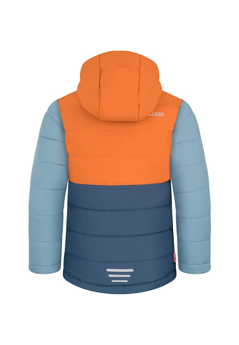 Зимняя куртка TROLLKIDS HEMSEDAL, Cinnamon Mystic Blue Steel Blue /Blue — фото 2