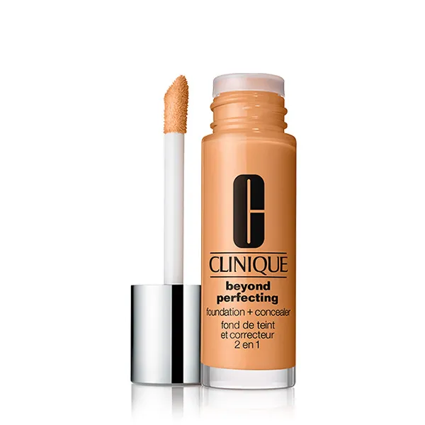 

Стойкая база под макияж и консилер Beyond Perfecting Foundation Concealer Clinique, цвет toast wheat