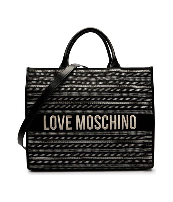 

Сумочка из холста Love Moschino, черный