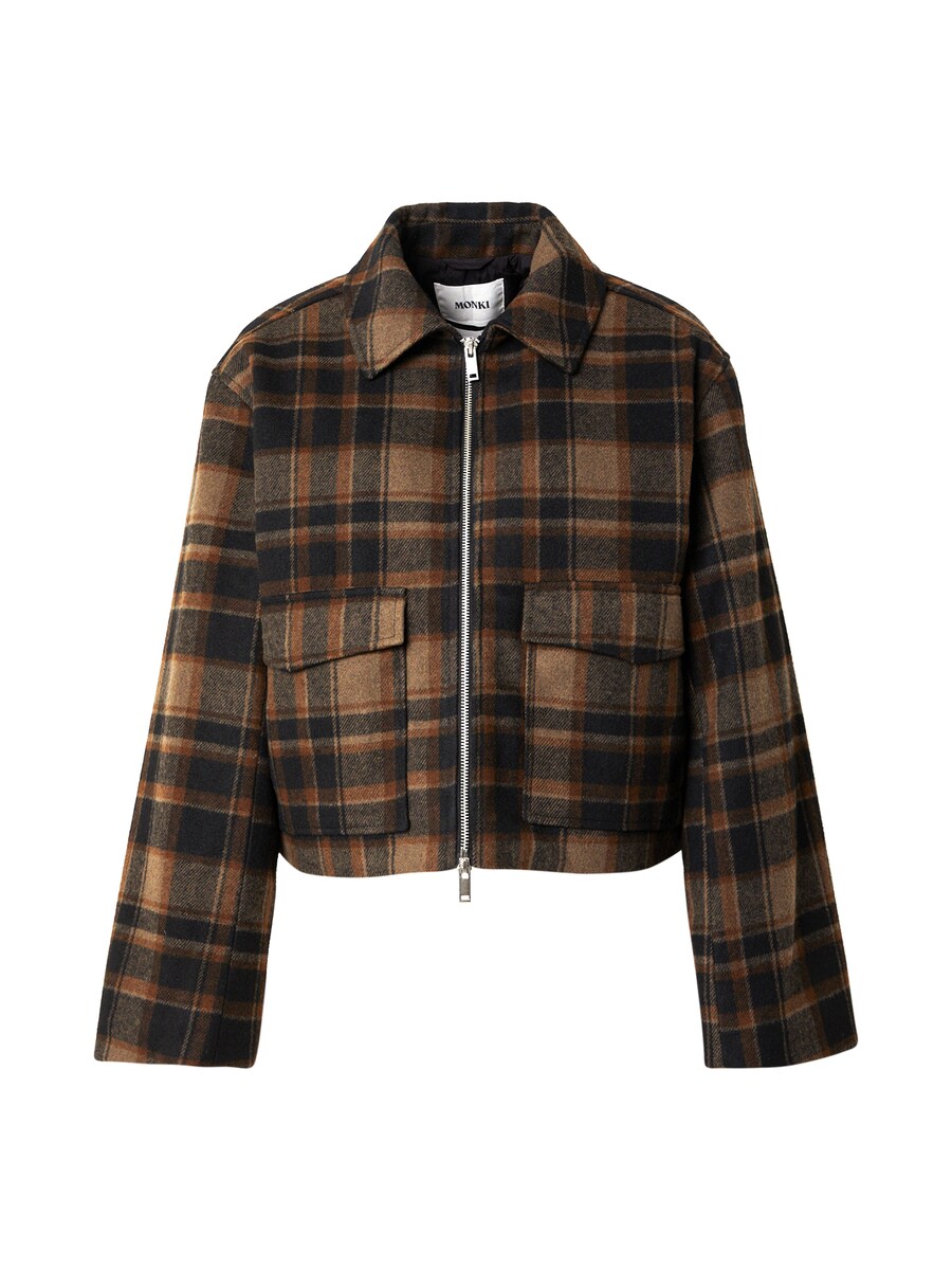 

Демисезонная куртка Monki, Brown/Umbra