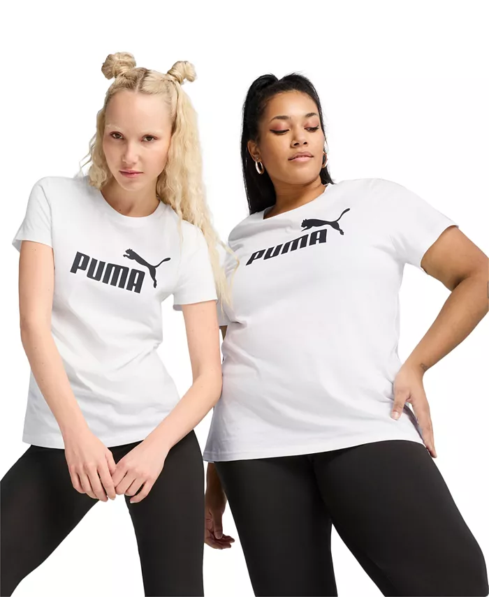 

Женская базовая футболка Essential No 1 с логотипом Puma, белый