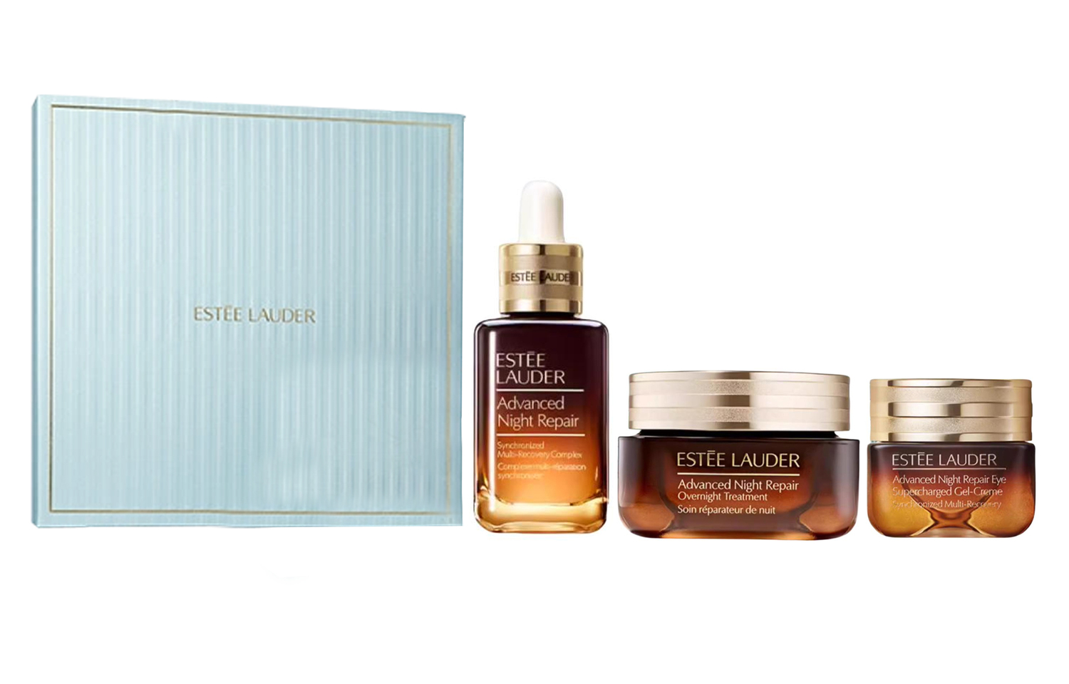 ESTEE LAUDER Набор средств по уходу за кожей yashilandai little brown bottle serum, eye cream и big brown jar mask cream для подтяжки и увлажнения — фото 2