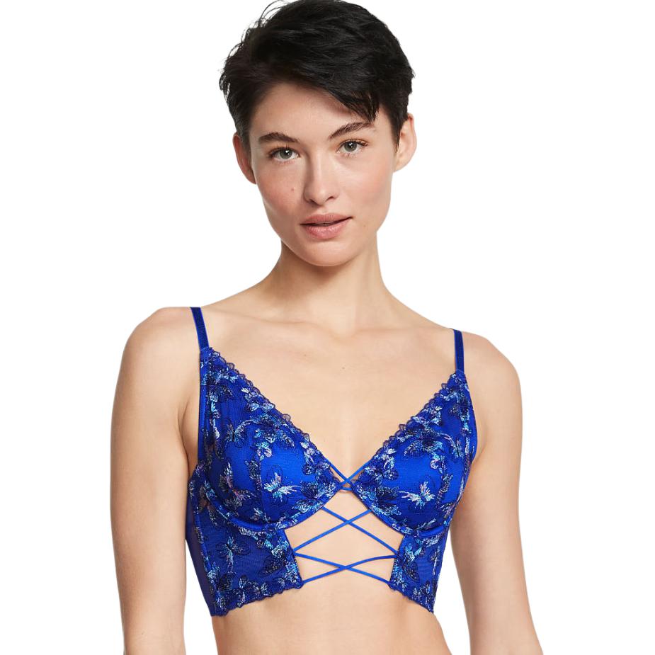 Victoria's Secret Женский комплект нижнего белья синий — фото 3