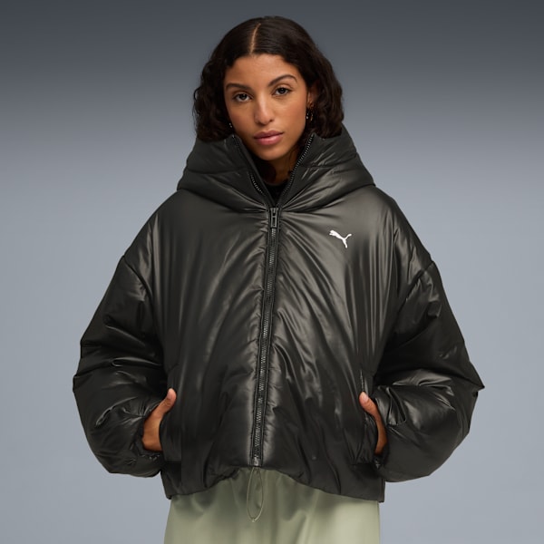 

Женская утепленная куртка с капюшоном Outerwear Puma, черный