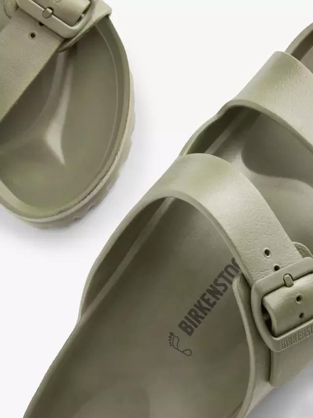 Сандалии Arizona EVA с двойным ремешком Birkenstock, Khaki — фото 4
