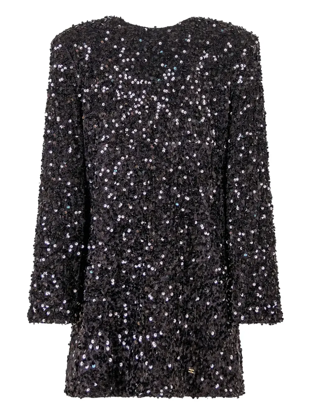 

Платье с пайетками Elisabetta Franchi La Mia Bambina, серый