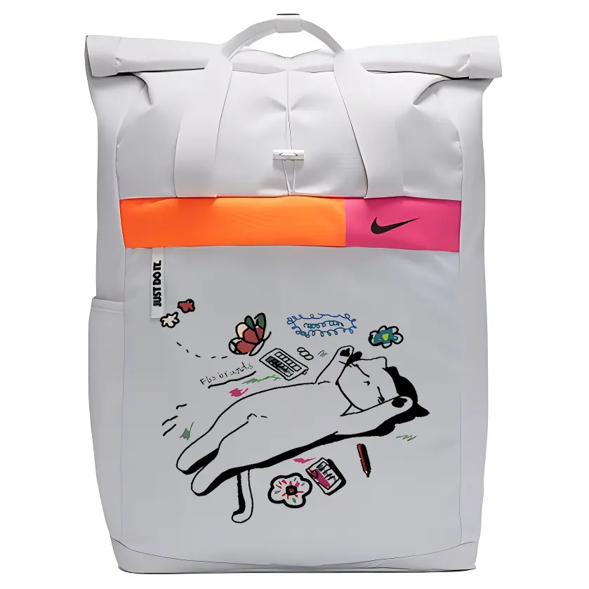 

Nike Тканевый рюкзак унисекс белый, Sketch Graffiti Kitten