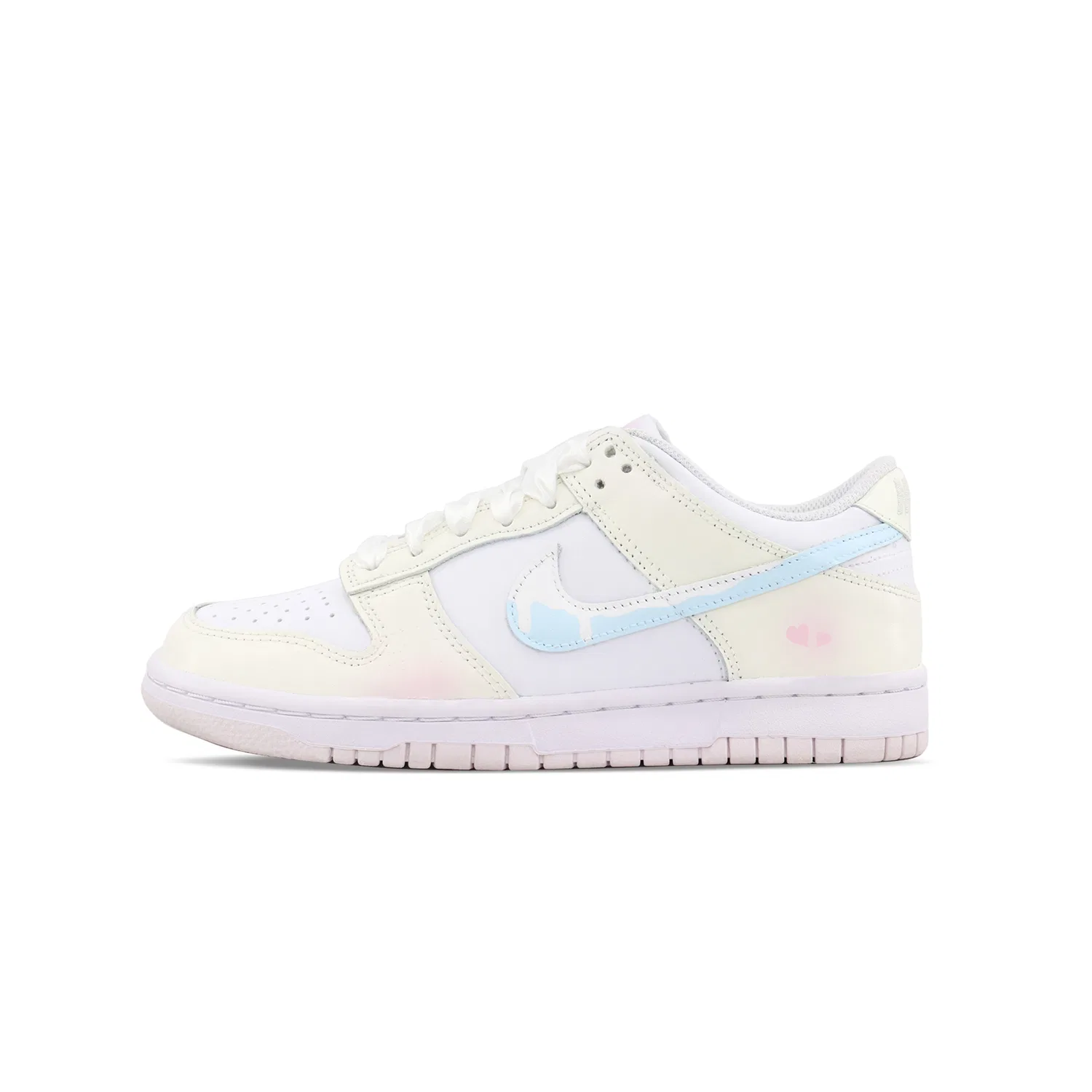 Кроссовки для скейтбординга Dunk White Peach Jelly PU из полиуретана, износостойкие, на платформе, низкие, бежевые Nike, Apricot
