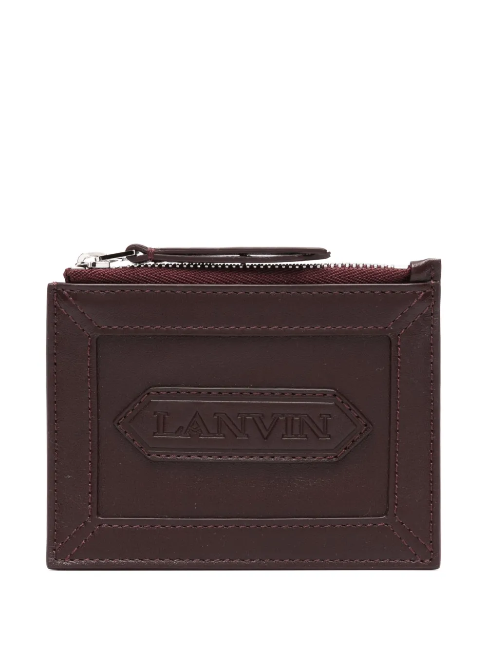 Кошелек с нашивкой-логотипом Lanvin, красный