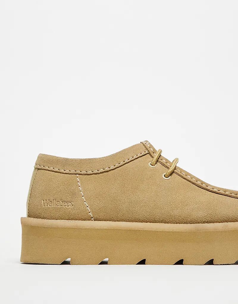 Туфли Clarks Originals Meare Walla из кленовой замши — фото 3
