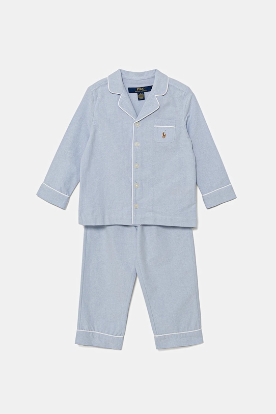 

Детская хлопковая пижама, 2 шт Polo Ralph Lauren, синий