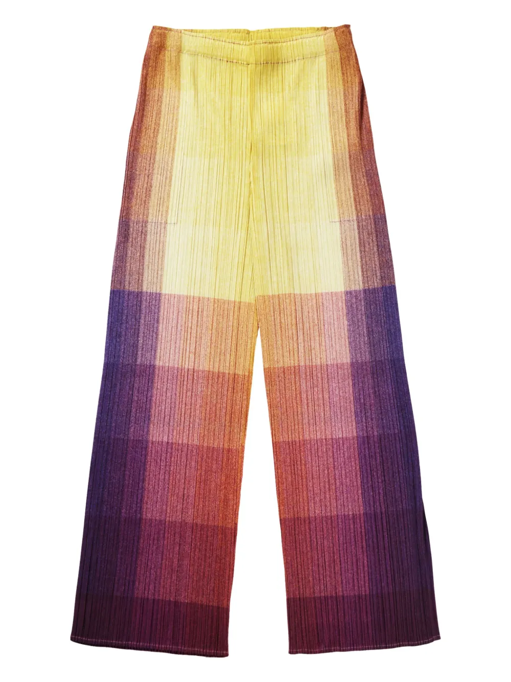 

Брюки Фотон Pleats Please Issey Miyake, желтый