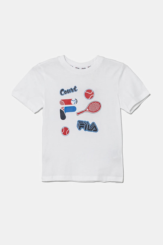 

Детская хлопковая футболка LOPAR Fila, белый