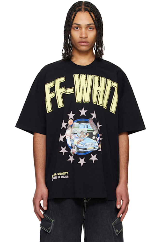 

Черная футболка Fresco Star Off-White