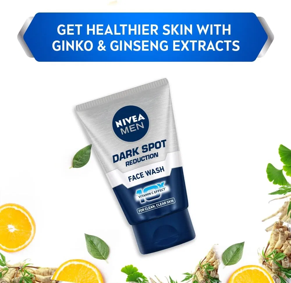 Гель для умывания Nivea — Men Dark Spot Reduction отбеливающий, 50 г — фото 3