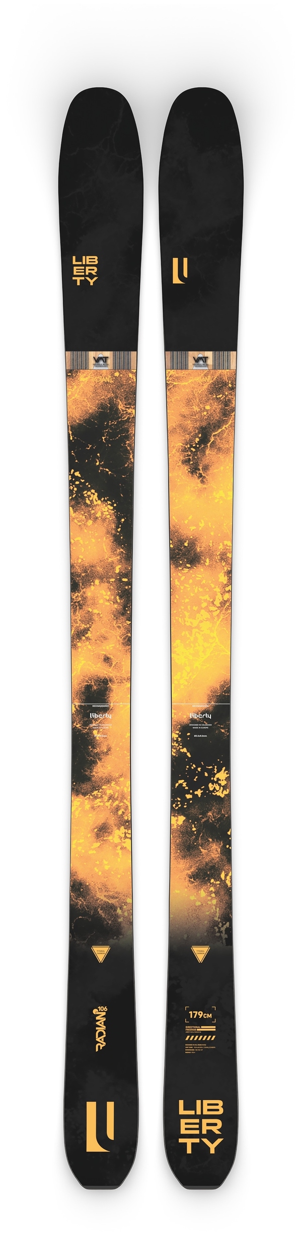 

Новые лыжи Liberty Radian 106 2026 года, длина 185 см