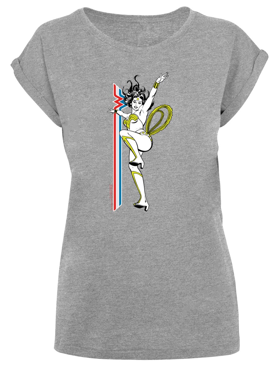 

Рубашка F4NT4STIC DC Comics Wonder Woman Retro Pose, серый