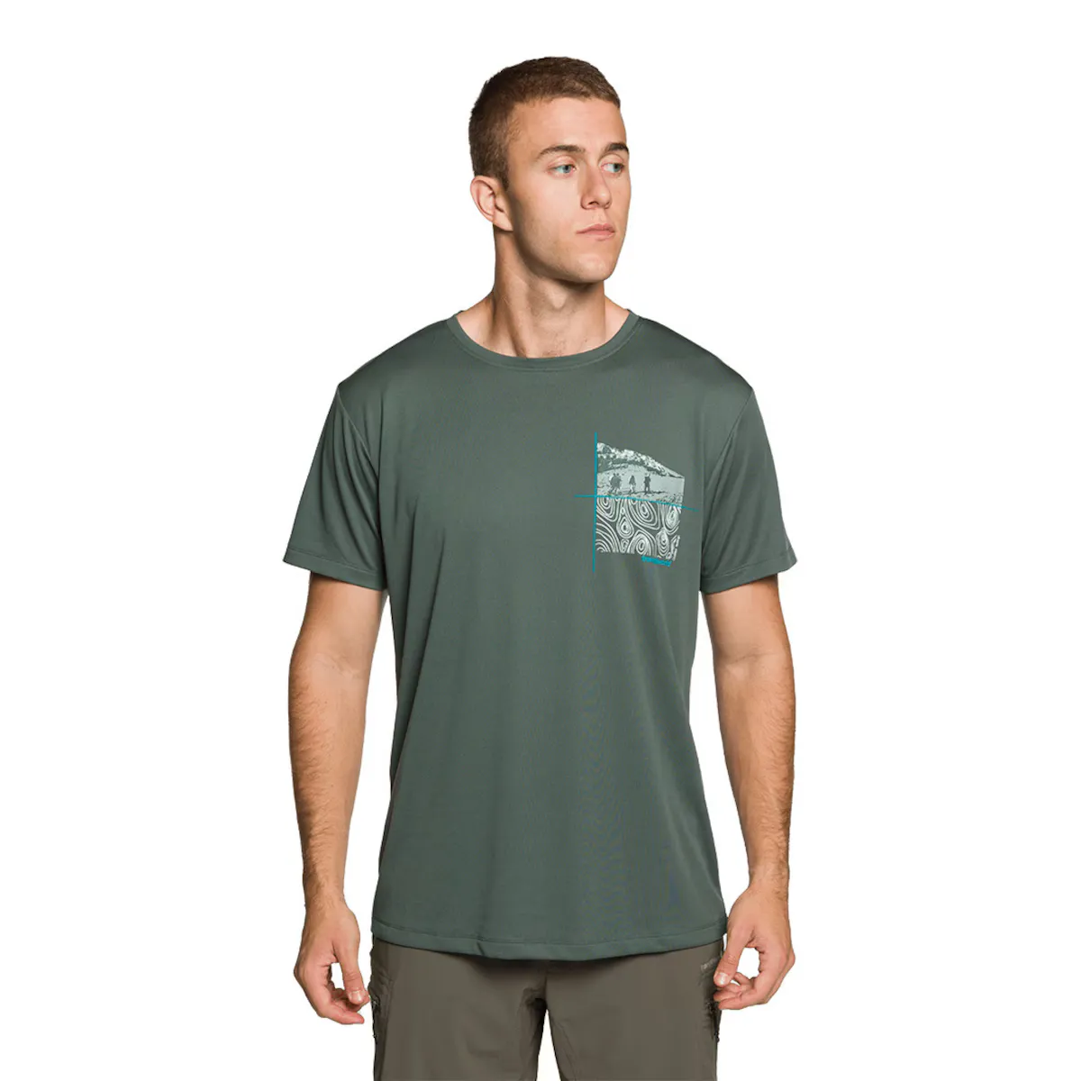 

Мужская футболка Dzuko Trangoworld, бирюзовый