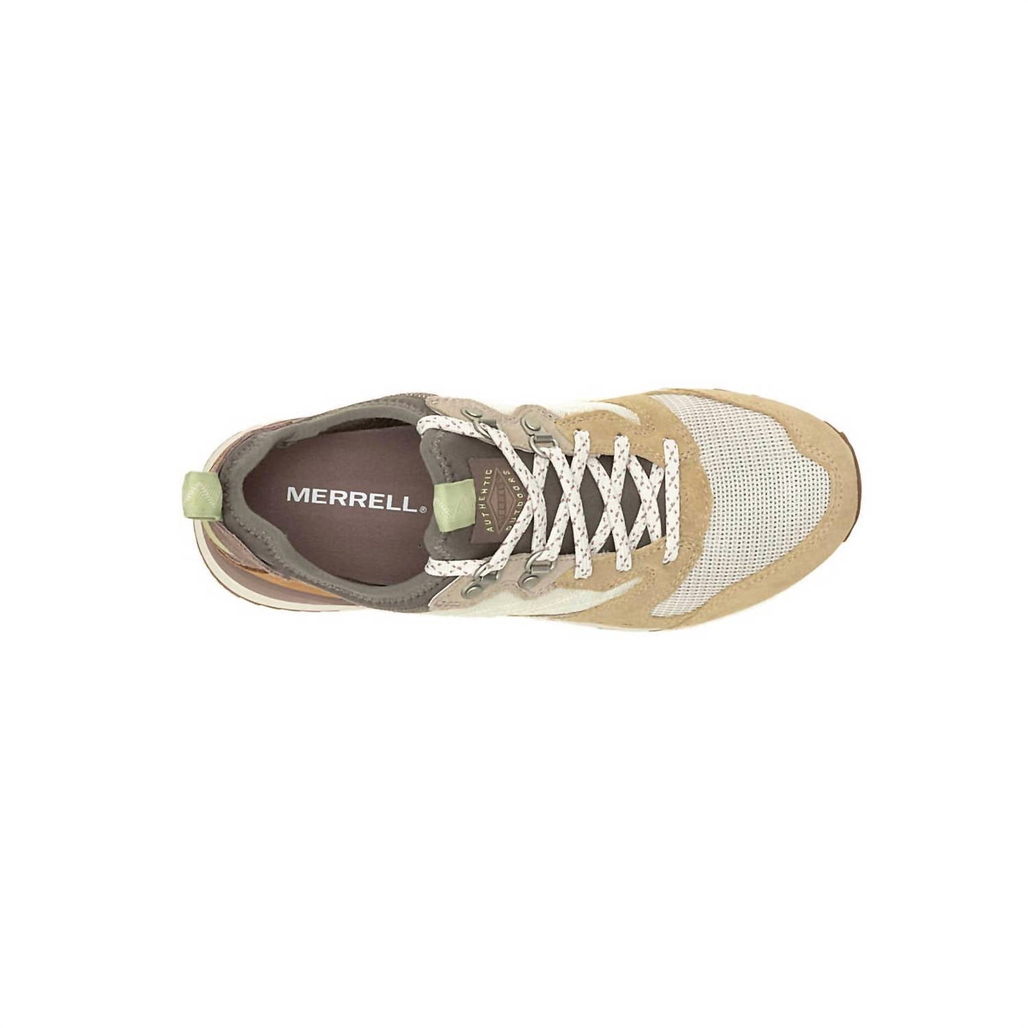 Женские кроссовки Alpine 83 Recraft в камуфляжном цвете MERRELL, коричневый — фото 3