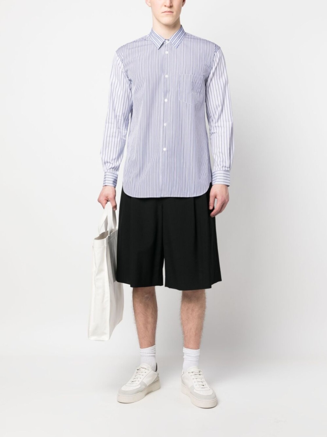 

Comme Des Garçons Shirt полосатая рубашка, синий