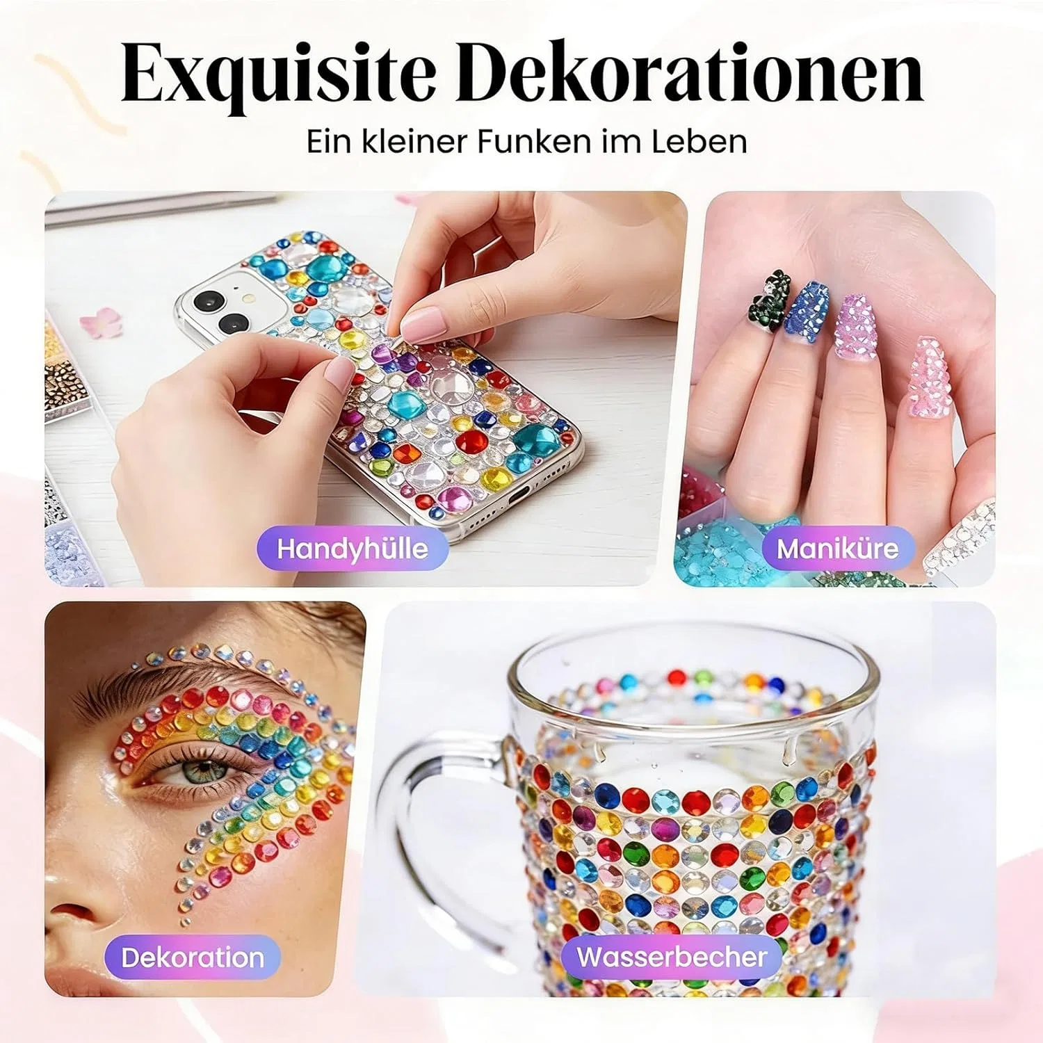 Набор страз для декора 2026 Bedazzling Kit, 24 цвета Generisch, 24 Colours — фото 4
