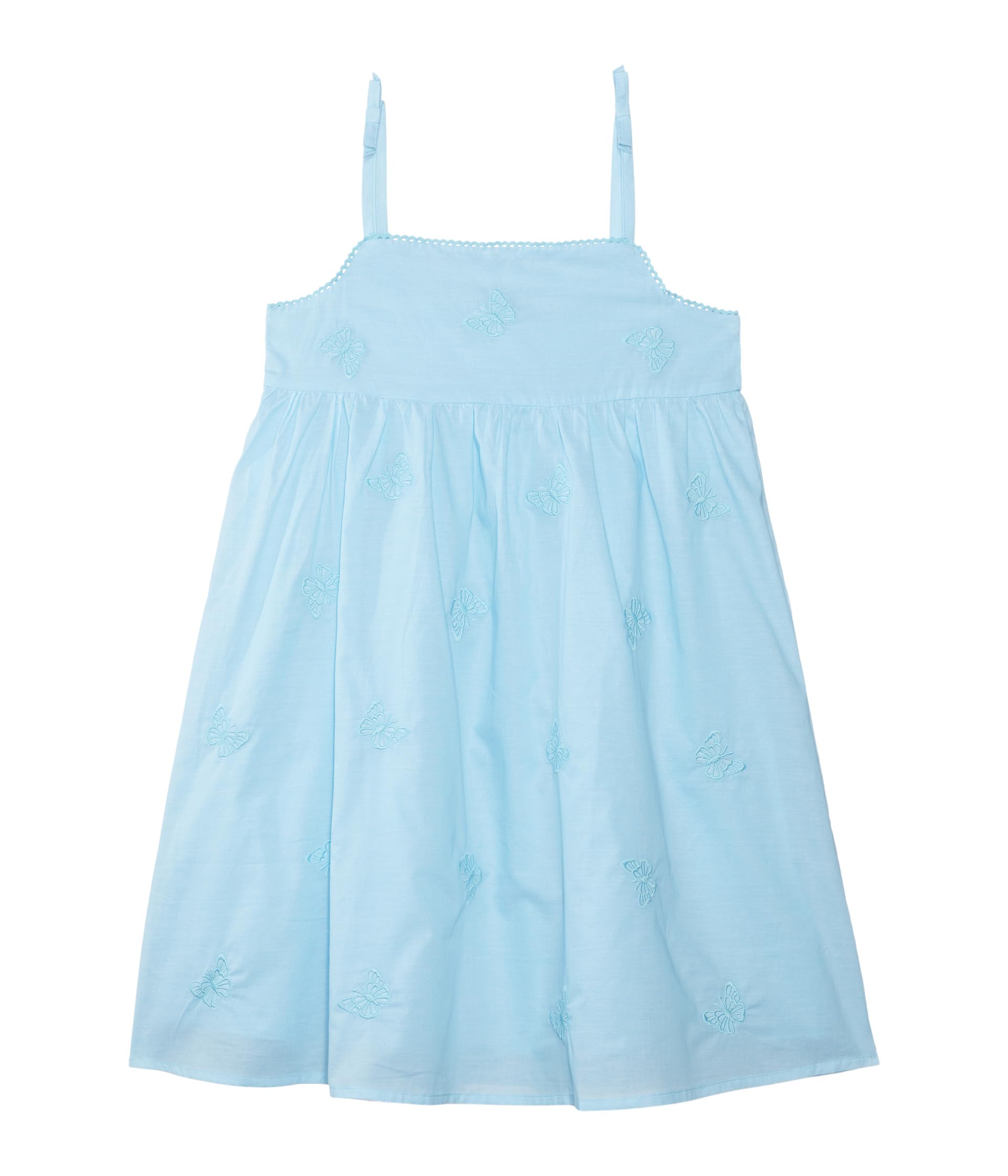 

Платье Janie and Jack Butterfly Embroidered Dress, синий