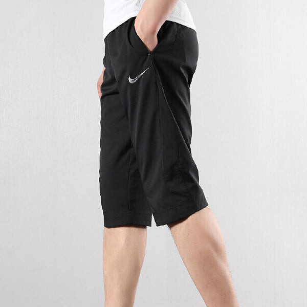 Шорты logo quick dry breathable sports shorts black Nike, черный — фото 3