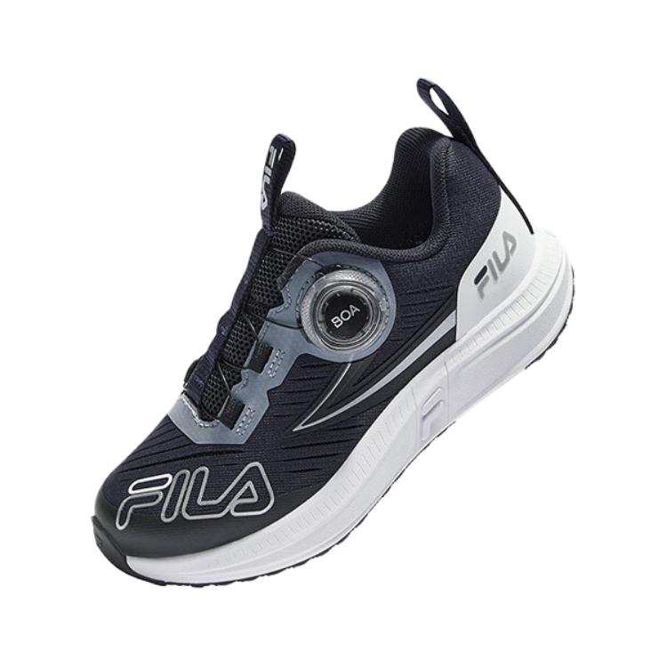 FILA KIDS Детские кроссовки с низким верхом, устойчивые к скольжению, синие, белые, для детей 3–7 лет — фото 2