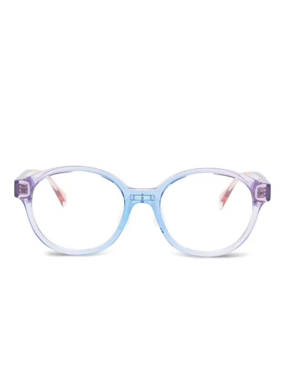 Очки в круглой оправе Versace Kids, синий