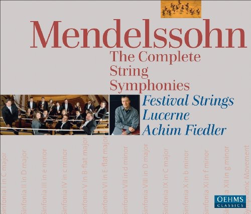 

CD диск Mendelssohn-Bartholdy / Lfs / Fiedler: Complete String Symphonies