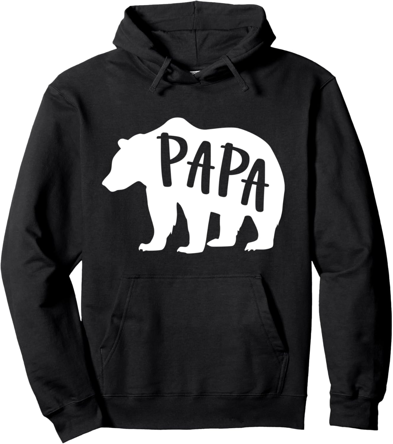 

Толстовка Papa Bear в подарок на День отца, день рождения или Рождество Father Gift & Apparel Co., Ltd., черный