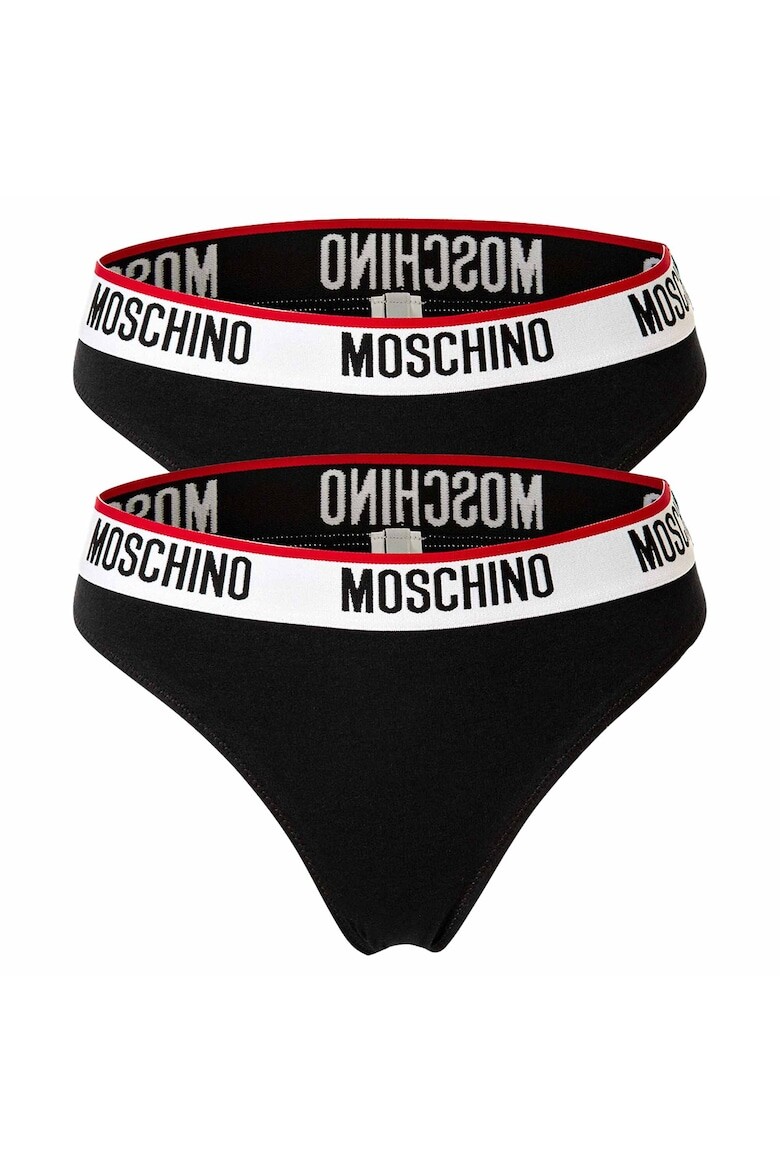 

Бразильское бикини - 2 пары Moschino Underwear, черный