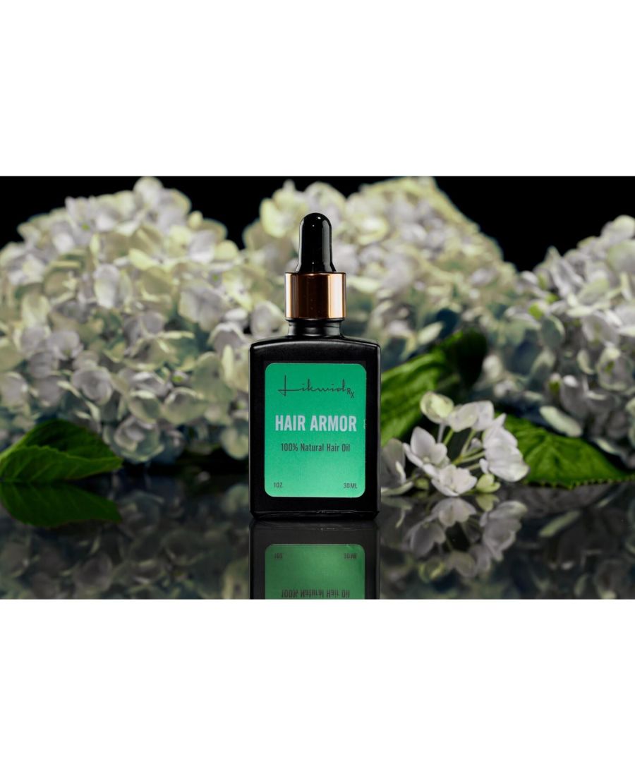 Натуральное масло для волос Hair Armor, 100% натуральное, 28 г Likwid RX, зеленый — фото 3