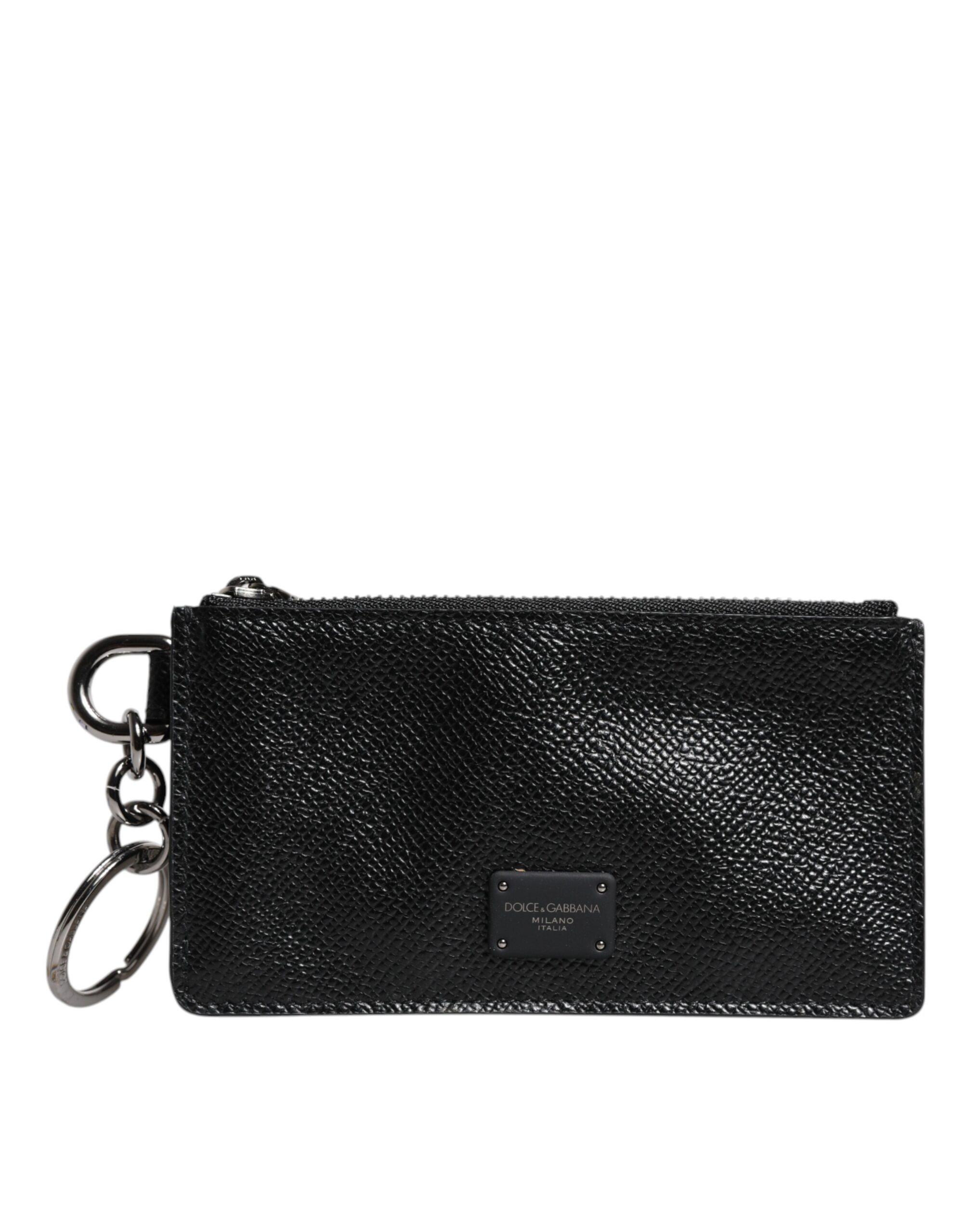 

Кошелек из черной телячьей кожи с логотипом DG Dolce & Gabbana