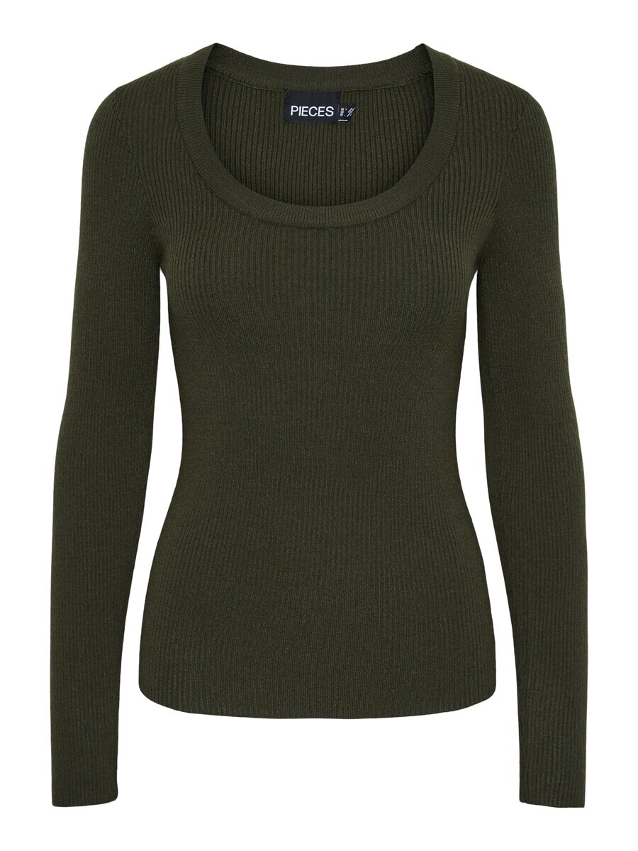 

Базовый свитер PIECES Sweater, оливковый