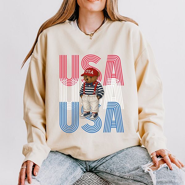 

Свитшот женский легкий garment dyed Usa stacked bear suspenders Simply Sage Market, Ivory, Зеленый, Свитшот женский легкий garment dyed Usa stacked bear suspenders Simply Sage Market, Ivory