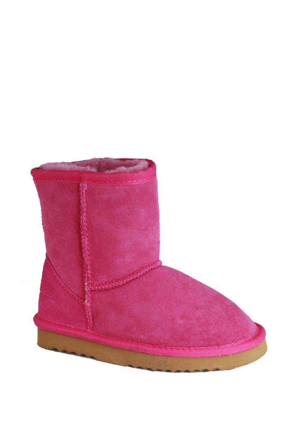 

Сапоги Чарли из овчины Eastern Counties Leather, розовый