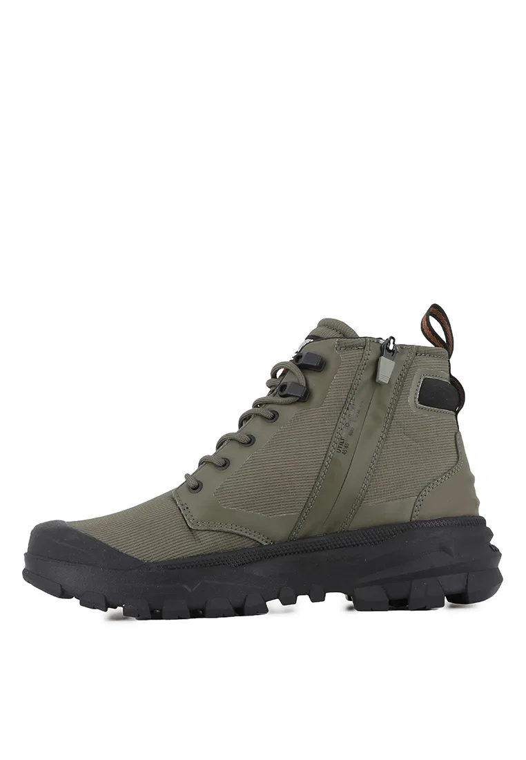 Ботинки женские водонепроницаемые, на молнии, Pallarider Zip WPA, Unisex, черные Palladium — фото 4