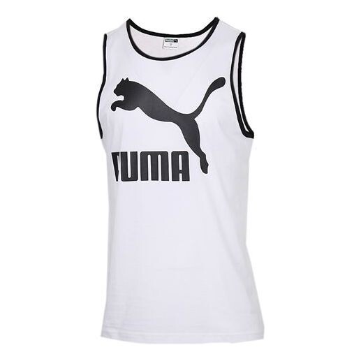 

Жилет classics logo tank 'white black' Puma, белый