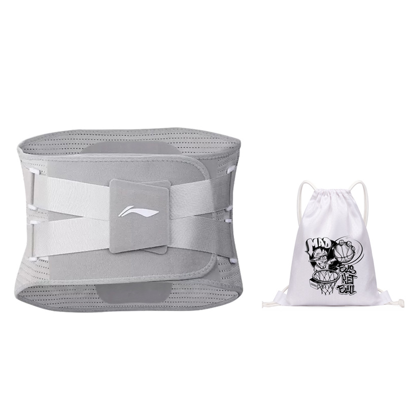 

Бандаж для спины polyester, nylon фитнес, бег взрослые защитный LINING, белый