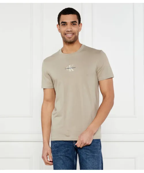 

Футболка Regular fit Calvin Klein Jeans, бежевый