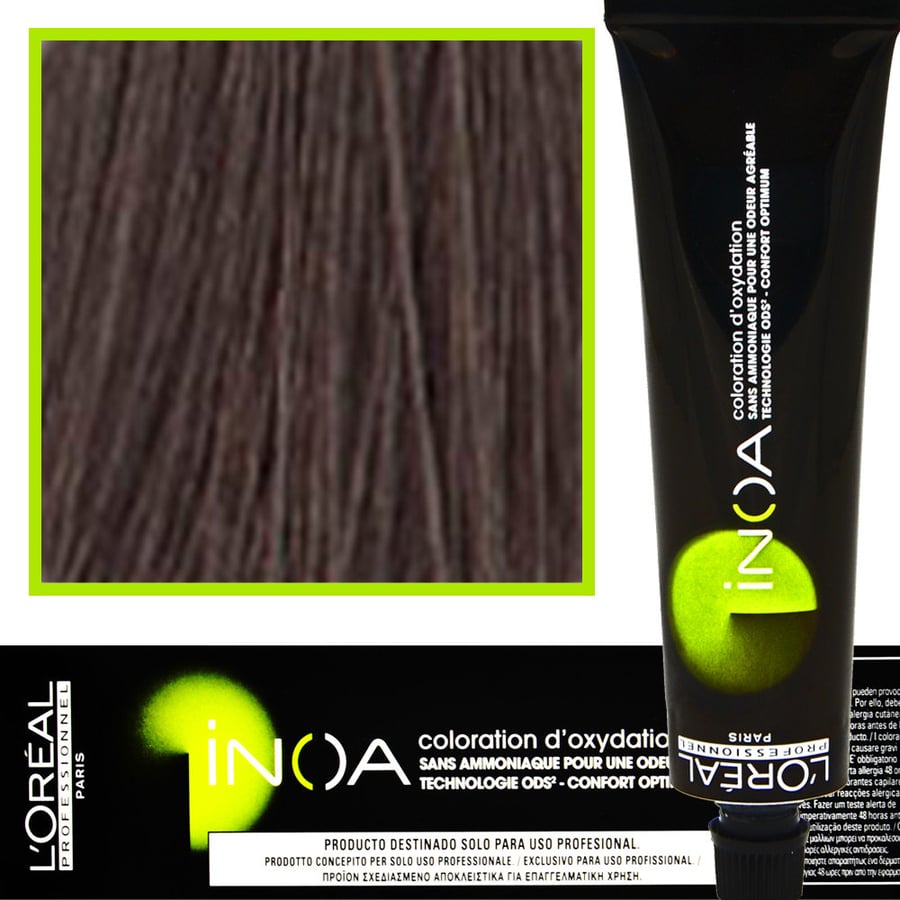 

Лореаль, Иноа, Краска для волос 4 Коричневый L'Oréal Professionnel