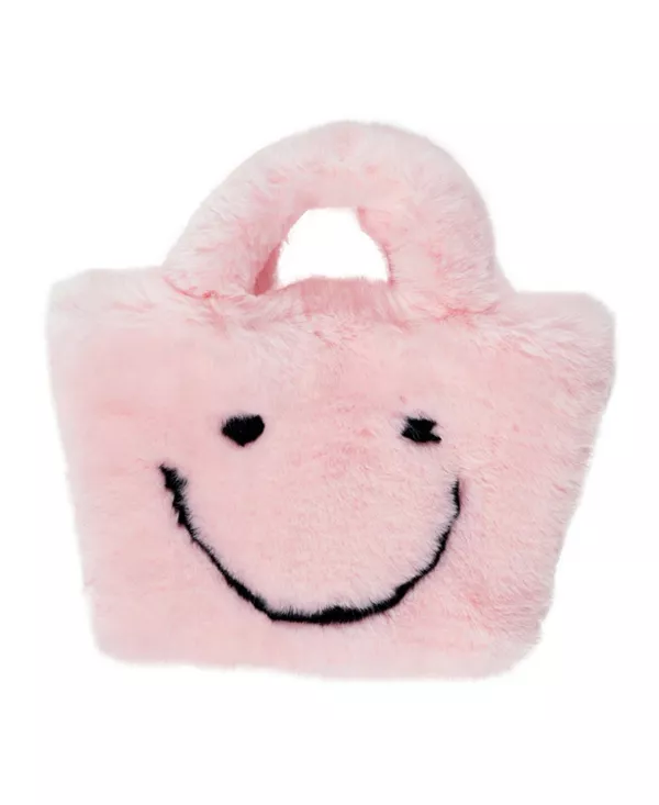

Детская сумочка с пушистым смайликом для девочек - для малышей и для взрослых. Malibu Sugar, розовый
