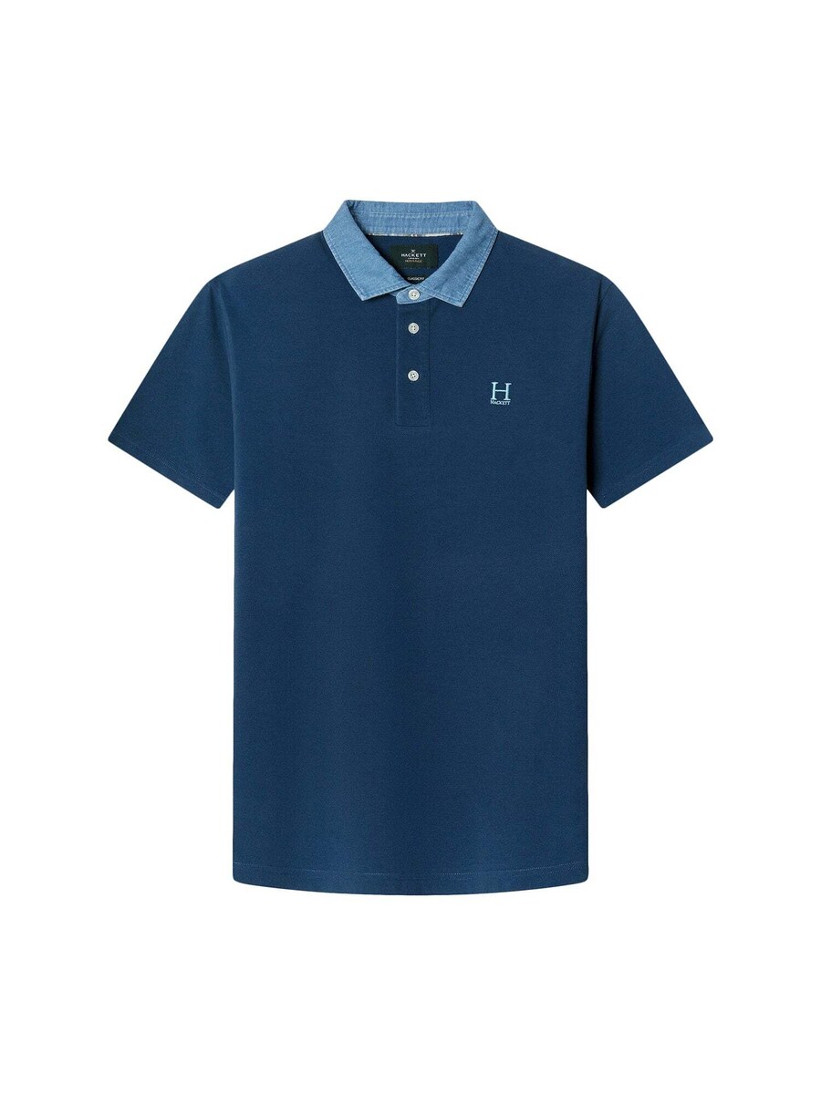 

Футболка Hackett London Heritage, Blue denim/Light blue/Dark blue