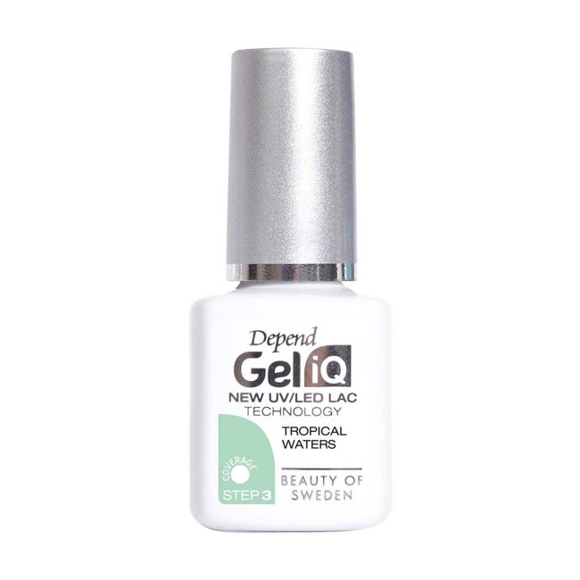 

Гель-Лак для ногтей Gel iq uv/led Depend, цвет tropical waters, 5 мл