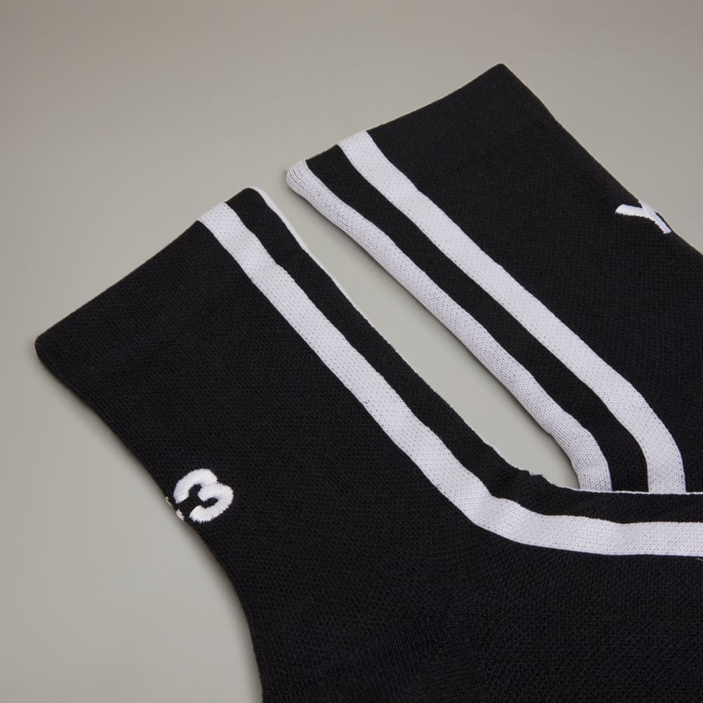 Носки Adidas Y-3 Stripes Socks, черный — фото 2