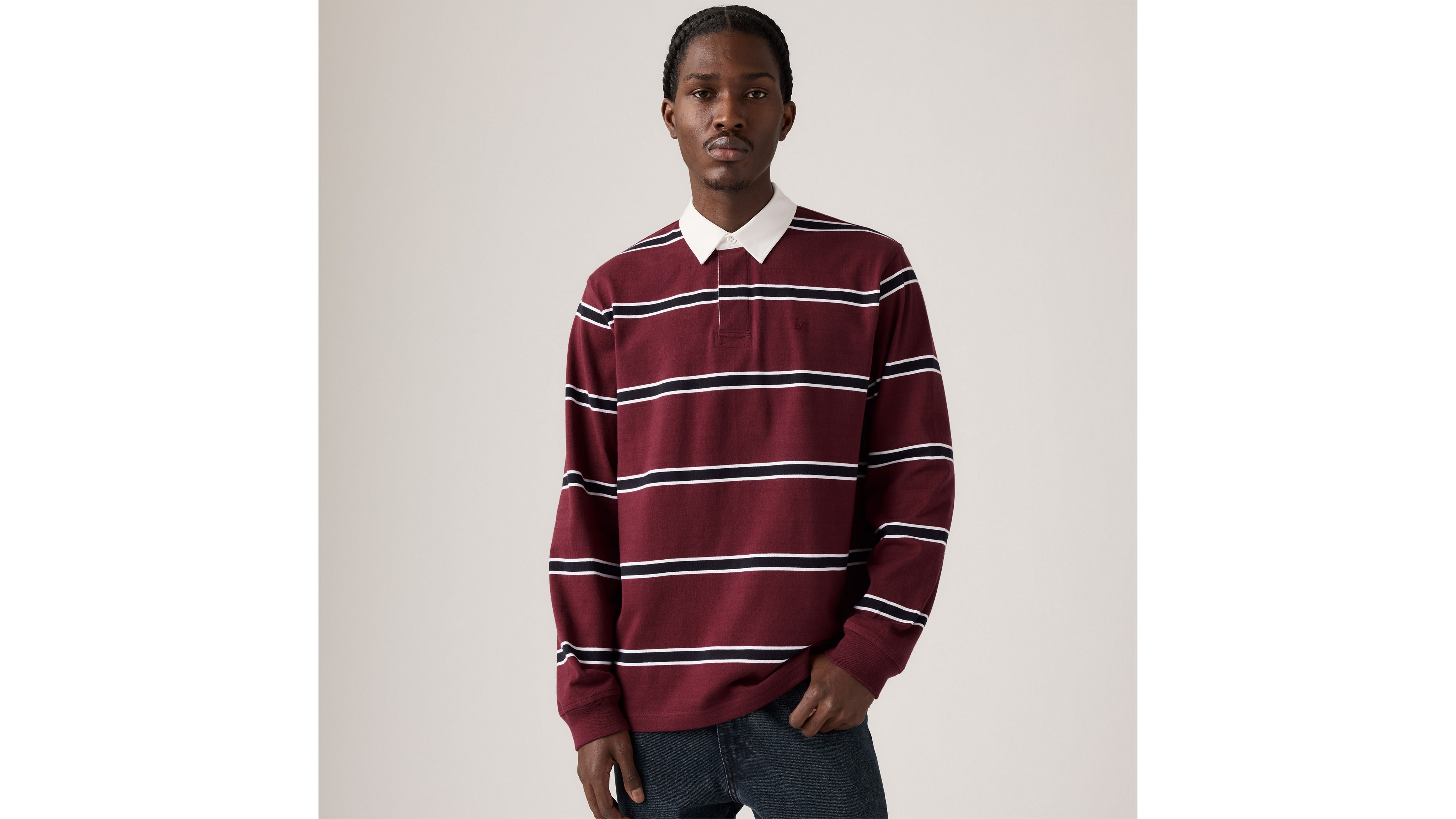 

Футболка Union Rugby Levi's, Adrian Stripe Tawny Port - Red