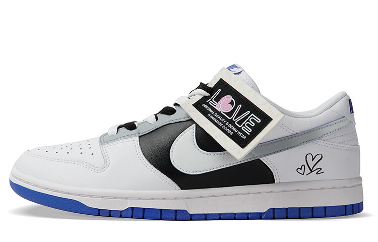 

Кроссовки Nike Dunk Skateboarding Shoes Men Low-top White/Black, черный/белый